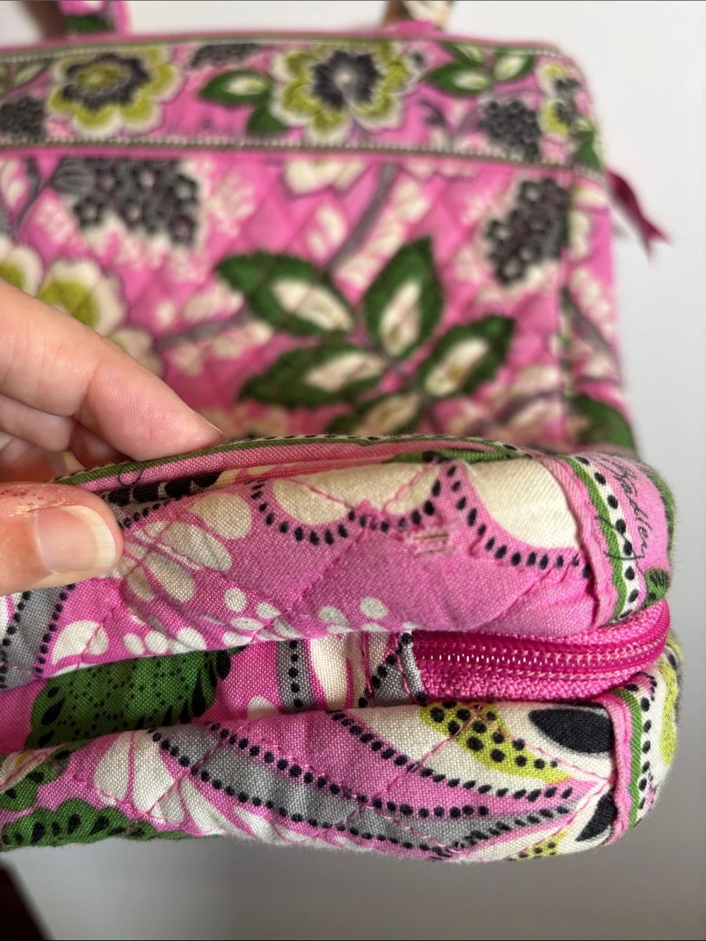 Vera Bradley Priscilla Checkpoint Friendly Laptop Travel Tote